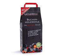 Carbón de Haya Para Parrilla Barbecue LotusGrill LK-2500 2,5 Kg