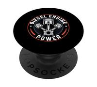 Carbón Diesel del Rodillo Diesel del camión Diesel de los E.E.U.U. Turbo del carbón PopSockets PopGrip Adhesivo