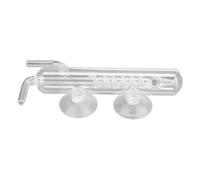 Carbon Dioxide Bubble Counter, Spiral Gas Meter Gauge, Crystal Glass Aquarium Tool, External Carbon Dioxide Flow Indicator, Fish Tank Device for Aqua Scaping Plant Growth 5.5x0.8 Inches