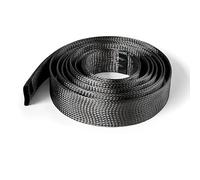 Carbon Fiber Braided Cable Sleeve - 4-80mm ID, High Strength & Heat-Resistant (Shielding/Protection)(10mm,5M)