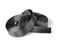 Carbon Fiber Cable Sleeve High Temperature 4-40MM Wear-Resistant Telescopic Braided Mesh Tube(14mm,10M)