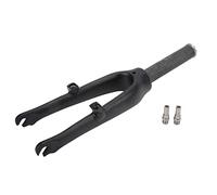 Carbon Fiber Cycling Component 14 Inch | High Strength T800 Carbon Cloth | Lightweight Front Component for Folding/Road | V Brake & C Brake Compatible, Threaded Alloy Tube