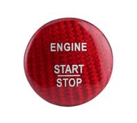 Carbon Fiber Gear Shift Head Knob Cover Trim Interior Decoration Fit for 3 Series G20 2019-2020Red