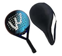 Carbon Fiber Paddle, Beach Racket, Lightweight Grip Equipment 10.24x17.91 Inches, Ergonomic Handle Design, Durable Storage Bag Included, Ideal for Men Women Kids Game Court Pool Driveway