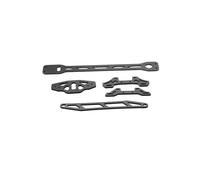 Carbon Fiber Shock Tower Battery Plate Second Floor Board Bumper Plate for Tt02 Tt-02 1/10 Rc Car U