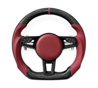 Carbon Fiber Steering Wheel Compatible For Porsche Cayenne Macan Panamera Taycan 718 Cayman 991 992 911 970 997 958 Carrera GT2 GT3 GT4 RS(Style A)