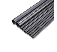 Carbon Fiber Tube Fibra de Carbono 1 PCS Longitud 1000 MM Tubo de Fibra de Carbono Tubo 100 CM Diámetro 4 mm 5 mm 6 mm 7 mm 8 mm 9 mm for RC Modelo Avión Drone Accesorios(4x3 Twill Matte)
