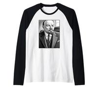 Carbón Lenin Sketch Camiseta Manga Raglan