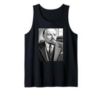 Carbón Lenin Sketch Camiseta sin Mangas