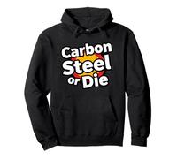 Carbon Steel or Die Funny Pan Wok Cooking Chef Sudadera con Capucha