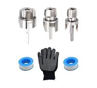 Carbon Steel PVC Pipe Threader, doble función Leakproof Integrated Internal & External Threading Tool for Plumbing, Electrical Conducto, Wiring Repair