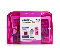 Carbon Theory Set essenziale VaPOREize Niacinamide per pelli a tendenza acneica, include siero viso al 20% di niacinamide, tonico e sapone detergente