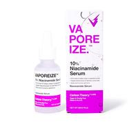 Carbon Theory VaPOREize 10% Niacinamide Serum 30ml | Serum for Blemish Prone Skin that Targets Blackheads and Congested Pores. Helps Smooth and Even Skin Tone with Zinc.