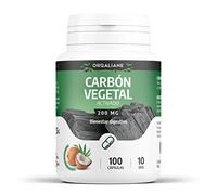 Carbón Vegetal Activado - 2000 mg/día - Bienestar digestivo - 100 capsulas | Natural, Puro & Formato Ahorro