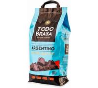 Carbon Vegetal Argentino de Quebracho Extra Quality- Todobrasa. Gran Poder calorifico. Gran duracion. Ideal para BBQ, Parrilla y Horno. (3KG)