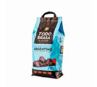 Carbon Vegetal Argentino de Quebracho Extra Quality- Todobrasa. Gran Poder calorifico. Gran duracion. Ideal para BBQ, Parrilla y Horno. (10KG)