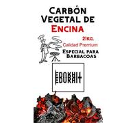 Carbón Vegetal Ecologico de Encina, para Barbacoas, Procedente de la Poda de Dehesas, Especial Barbacoas y Restaurantes. (21 Kg)