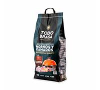 Carbon Vegetal Especial para hornos y kamados Saco 7kg Professional Quality- Todobrasa. Gran Poder calorifico. Gran duracion