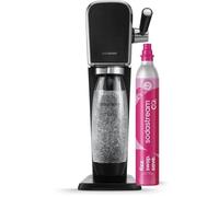 Carbonatador SodaStream ART Negro Pack botella 1 L sin BPA y cilindro CO2 60 L