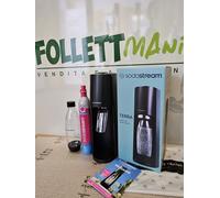 Carbonatadora Agua SodaStream Terra Negro, Omaggio Concentrado Fanta Naranja Gr