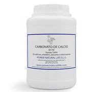 Carbonato de Calcio en Polvo 1 kg Power Natural Life | Aditivo Alimentario E170 | Ingrediente Alimentario | Uso Tecnológico | 100% Puro, sin Añadidos ni Aditivos