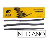 Carboncillo Artist Medianos 5-6 Mm Caja De 6 Unidades