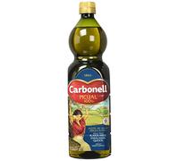 Carbonell - Aceite de Oliva Virgen Extra Picual, Sabor Agradable de Hojas Frescas y Verduras, para Aderezar Guisos y Aves - Botella de RPET, 1 L