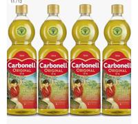 Carbonell® Aecite De Oliva Original 0'4º 1L, Pack de 4 Botellas