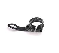 Carbonenmy Collier de serrage de selle de vélo en aluminium 31,8 mm, Noir