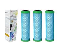 Carbonit 3 filtros de agua Prime Inventions EM Premium 5 D de mayor flujo para Sanuno Vario-HP Duo