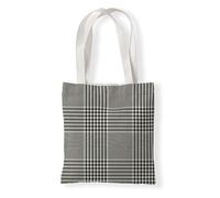 Carbono Tote Bag Celosía Negra Bolsa Tote Bag, Bolsas de Multiusos con asas largas, Fuerte Lavable reutilizable, para Ropa, Colegio, Alimentos 35x40cm