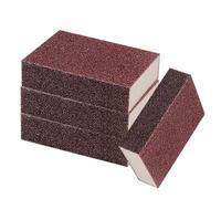 Carborundum Nano spongz - 4-Pack Scouring Pad, Heavy-Duty Rust Removal Tool, Manual Sanding Product for Cookware, Stainless Steel, Pots, Pans, Durable Abrasive Cleaning Accessory | Kitchen Bathroom