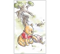 Carbotex Winnie Pooh WP211030 - Toalla Infantil (30 x 50 cm), Color Blanco
