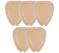 Carbou Productos para el cuidado de heridas de silicona, 15 cm x 18 cm con borde adhesivo de silicona Sacrum, caja de 5 apósitos
