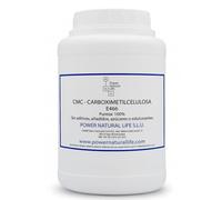 Carboximetilcelulosa CMC en Polvo Power Natural Life | Envase de Polietileno 1kg | Grado Alimentario E466 | Espesante Estabilizante y Gelificante | Industria Papelera, Cerámica y Construcción