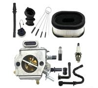 Carburador, 1 juego de kit de repuesto para piezas de motosierra 044 046 MS440 MS460 HD-14B HD-15-B, optimiza la mezcla de aire de combustible para una salida eficiente de potencia del motor
