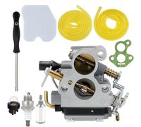 Carburador 235 para HUA 235E 240 236 240E Kit de repuesto de motor de motosierra compatible con JONSERED CS2234 CS2238 Acero para mantenimiento de reparación de motosierra