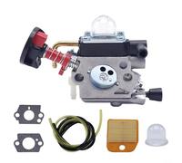 Carburador 42371200621 diseñado para adaptarse a HS82 para HS82T para HS82R HS87T HS87R cortasetos incluye tapa de combustible de filtro de aire y dos tubos de combustible