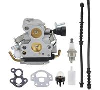 Carburador 506450501 para motosierras Jonsered CS2240/CS2240S, 435/435E/440/440E/135/135E - Aluminio, preafinado, relación aire-combustible ajustable