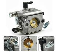 Carburador, 52 cc y 58 cc compatible con piezas de repuesto de motosierra, carburador de combustible con diámetro interior de 16 mm y 19 mm, rendimiento para uso en mantenimiento de jardín al aire