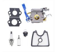Carburador 590460102 para Husqvarna 125B 125BX 125BVX C1Q-W37 con filtro de aire 545112101 y kit de línea de combustible 581798001.