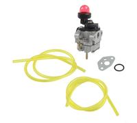 Carburador 753-08323 para recortadora TB635EC TB685EC TB6044XP, kit de repuesto de metal con junta foco de línea de combustible, pieza de motor fácil de instalar para recortadoras de cuerda Troy-Bilt