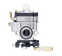 Carburador A021002070 compatible con T242X AH242 AHS242 C242 LE242 Cultivador de césped Motor de repuesto de metal plateado con bombilla de imprimación