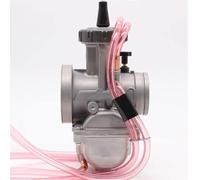 Carburador Aire Universal Para PWK Carburador Para Keihin 33 34 35 36 38 40 42mm Con Motor Power Jet Racing 2T 4T Piezas Moto Cross Scooters Para UTV Acelerador Carburador(34MM)