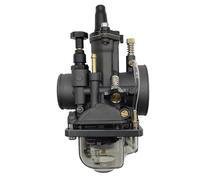 Carburador Carb Carburador Universal Gasolina Adultos para PWK24, 26, 28, 30, 32 Y 34 Mm, Carburadores Cortina Plana Modificados con Fondo Transparente Motocicletas Motocicleta Carburador Carb(24mm)