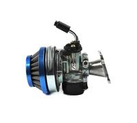 Carburador Carb Carburetor Conjunto De Filtro De Aire Para Carburador ATV De 49 Cc Y 19 Mm Para Minimotos De Bolsillo De 2 Tiempos De 47 Cc Y 49 Cc.(Azul)