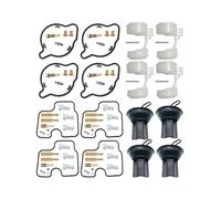 Carburador Carb Carburetor PARA CB500 CB500S 1993-2003 CB 500 500S Motocicleta de combustible Piezas de flotador Cilindro Carburador Kit de reparación(B)