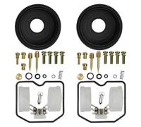 Carburador Carb Carby Kit Reparación Carburador 2 Unidades Diafragma Actuador Metálico Carburador Goma para para Vulcan 500 EN500 EN 500 1991-1995 Kit Carburador(EN500-XLB-B-2SET)