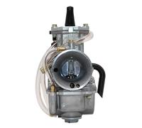 Carburador Carburador PWK OKO 21 24 26 28 30 32 34mm Universal de 4 Tiempos y 2 Tiempos para Todos los Motores de Motocicleta, carburador de Carreras de Rendimiento Carburador Moto(21MM)