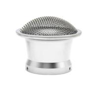 Carburador Carburadores Filtro Aire Carburador Para Motocicleta Para PWK 50mm 55mm SUS304 Pila Velocidad Taza Carburador CNC Limpiador Filtro Aire Con Malla(55mm silver)